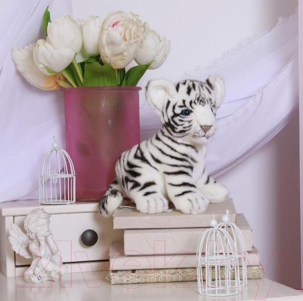 Изображение товара Мягкая игрушка Hansa Сreation Детеныш белого тигра / 3420 (18см)