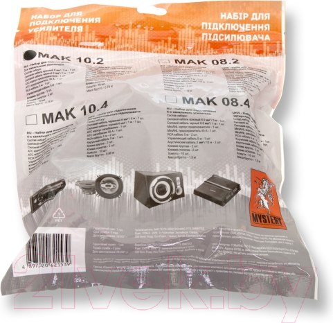 Изображение товара Набор для подключения автоакустики Mystery MAK 10.2
