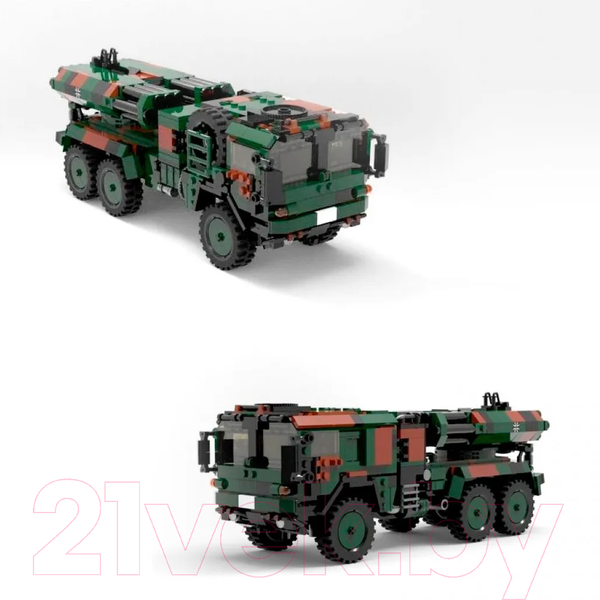 Изображение товара Конструктор XingBao Немецкая самоходная РСЗО LARS-2 / XB-06048