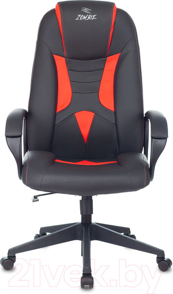 Изображение товара Кресло геймерское Бюрократ Zombie Viking 8 (экокожа черный/красный)