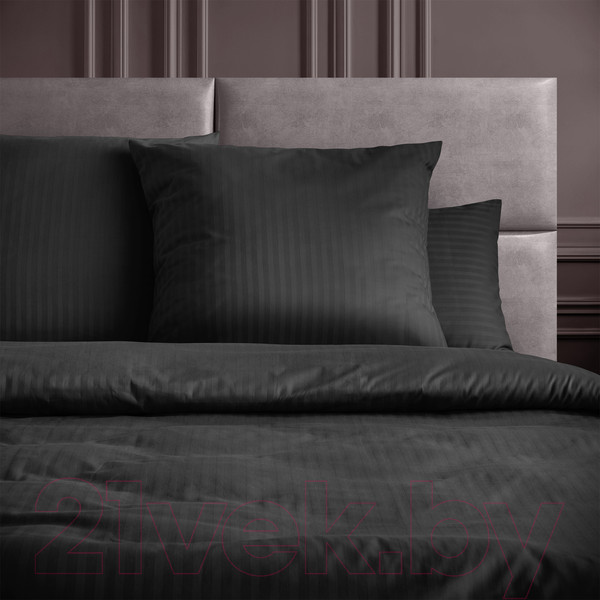 Изображение товара Пододеяльник Verossa Stripe 200x220 01 / 70005 (Black)