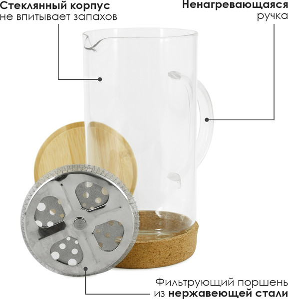 Изображение товара Френч-пресс Rosenberg R-660027