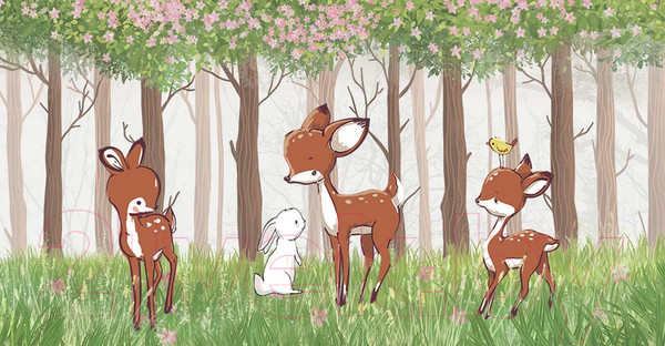 Изображение товара Фотообои листовые Citydecor Magic Forest 3 (500x260)