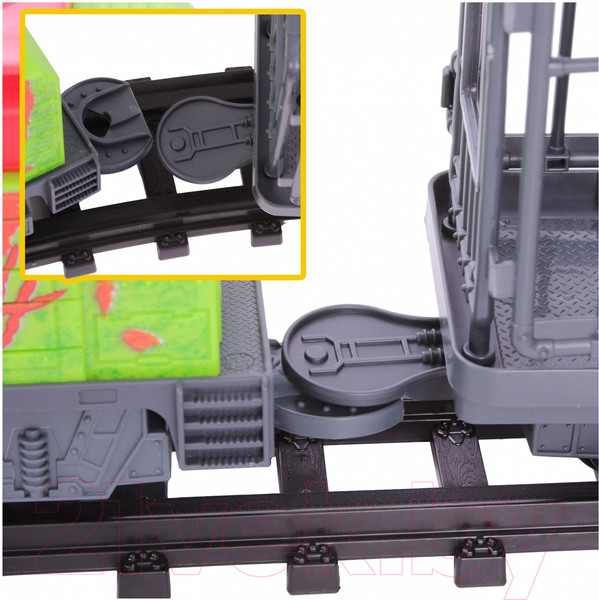 Изображение товара Железная дорога игрушечная Chap Mei Поезд-экспресс с динозаврами / 542119