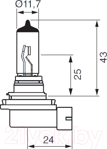 Изображение товара Автомобильная лампа Bosch 1987301340