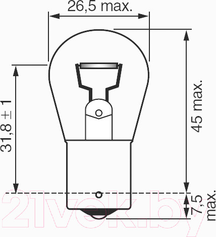 Изображение товара Автомобильная лампа Bosch 1987302213