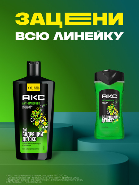 Изображение товара Гель для душа Axe Перезагрузка (250мл)