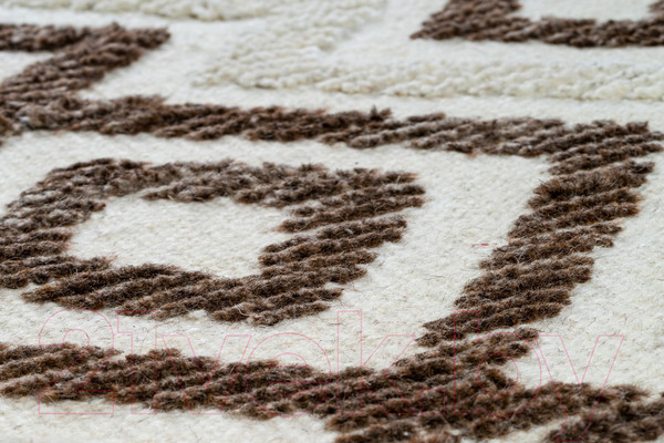 Изображение товара Коврик Merry Bear Home Decor 80x150см / SGE-RWFW-1500 (светло-коричневый/молочный)