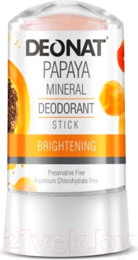 Изображение товара Дезодорант-кристалл DeoNat С экстрактом Папайи (60г)