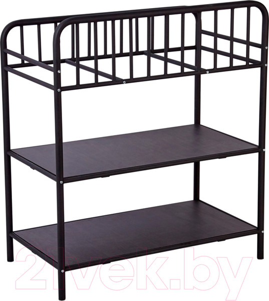 Изображение товара Столик пеленальный Polini Kids Vintagе 1180 / 0001651.23 (черный матовый/морское дерево)