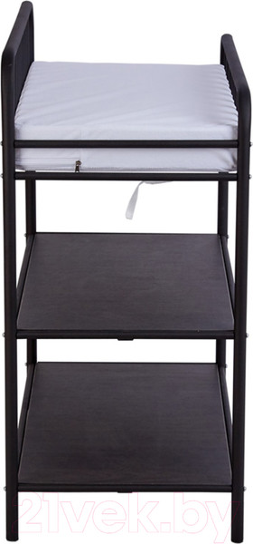 Изображение товара Столик пеленальный Polini Kids Vintagе 1180 / 0001651.23 (черный матовый/морское дерево)