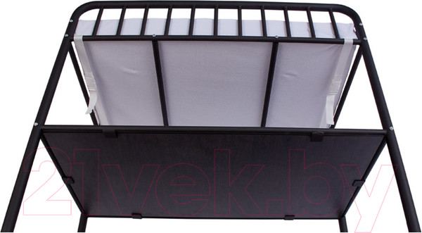 Изображение товара Столик пеленальный Polini Kids Vintagе 1180 / 0001651.23 (черный матовый/морское дерево)