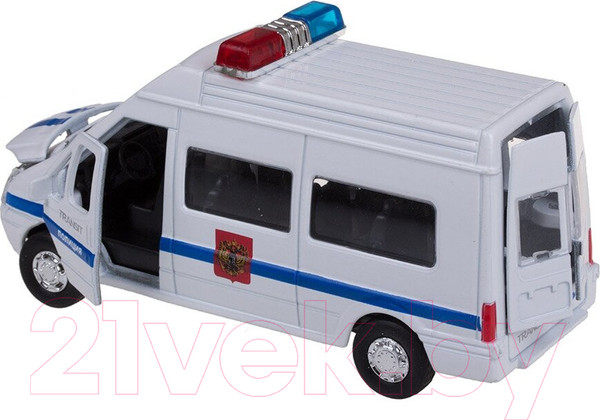 Изображение товара Автомобиль игрушечный Технопарк Ford Transit. Полиция / SB-13-02-2
