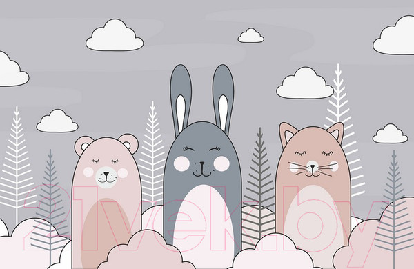 Изображение товара Фотообои листовые Citydecor Cute&Lovely 4 (400х260)