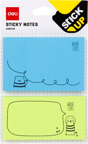 Изображение товара Блок для записей Deli A55502 (50л, 3 цвета)