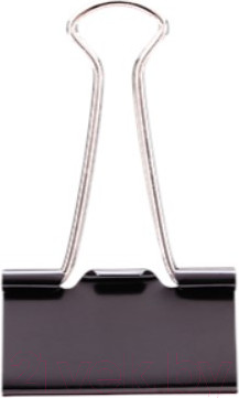 Изображение товара Зажим для бумаги Deli 38562 (12шт, черный)