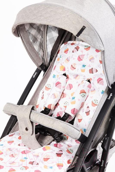 Изображение товара Вкладыш для коляски Топотушки Капкейки универсальный / 33/4