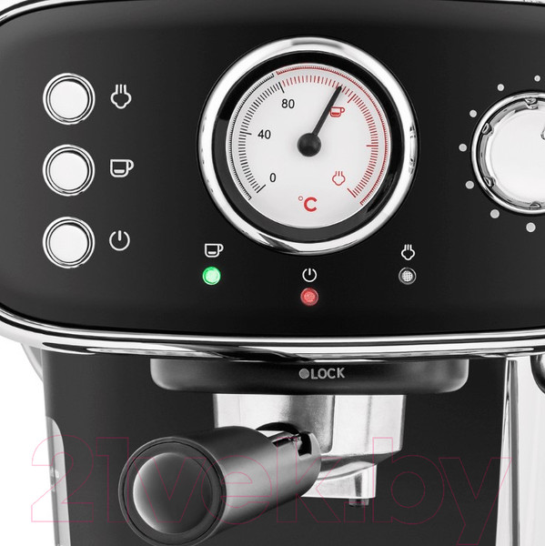 Изображение товара Кофеварка эспрессо Maunfeld MF-736BK