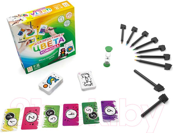 Изображение товара Настольная игра Стиль Жизни Скоростные цвета 2. Команда / УТ100029176
