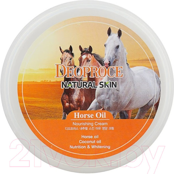 Изображение товара Крем для лица Deoproce Natural Skin Horse Oil Nourishing (100г)