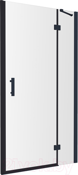 Изображение товара Душевой уголок Omnires Manhattan ADC12X-ABLTR + ADR80X-BLTR