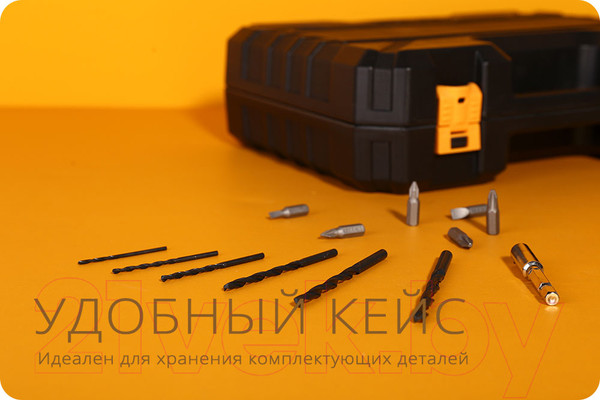 Изображение товара Аккумуляторная дрель-шуруповерт Deko DKCD16FU-Li Set 63 / 063-4099