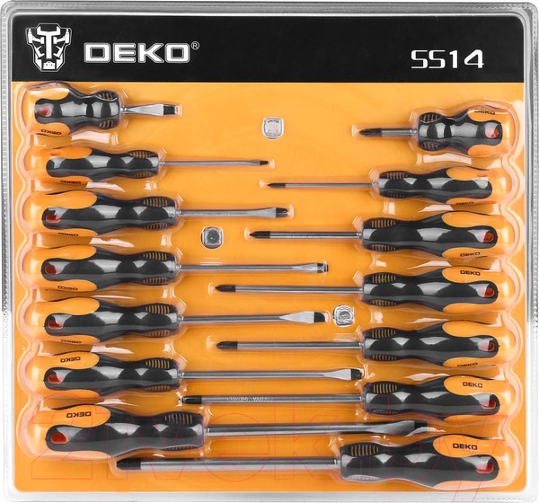 Изображение товара Набор отверток Deko SS14 SET 14 / 065-0604
