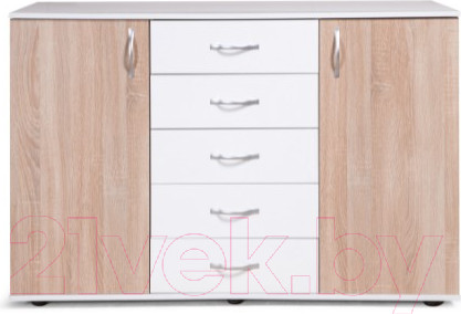 Изображение товара Тумба Мебель-Класс Мюнхен (белый/дуб сонома)
