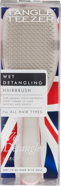 Изображение товара Расческа-массажер Tangle Teezer The Large Wet Detangler Pebble Grey Kiss