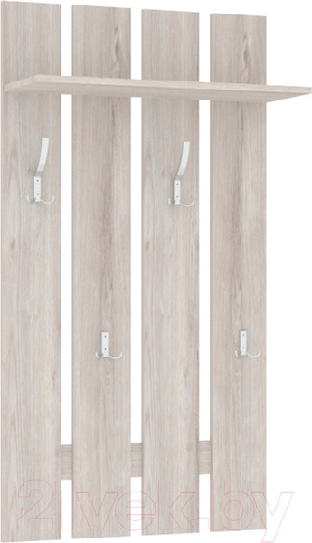 Изображение товара Вешалка для одежды Кортекс-мебель Лара ВП2 (дуб монтерей)