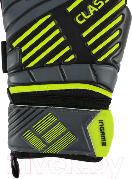 Изображение товара Перчатки вратарские Ingame Classic (р.9, черный/салатовый)