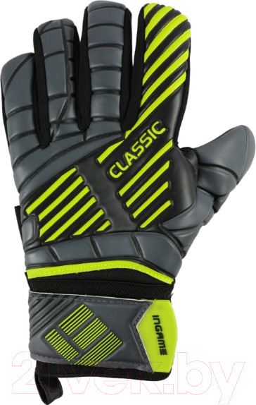 Изображение товара Перчатки вратарские Ingame Classic (р.9, черный/салатовый)
