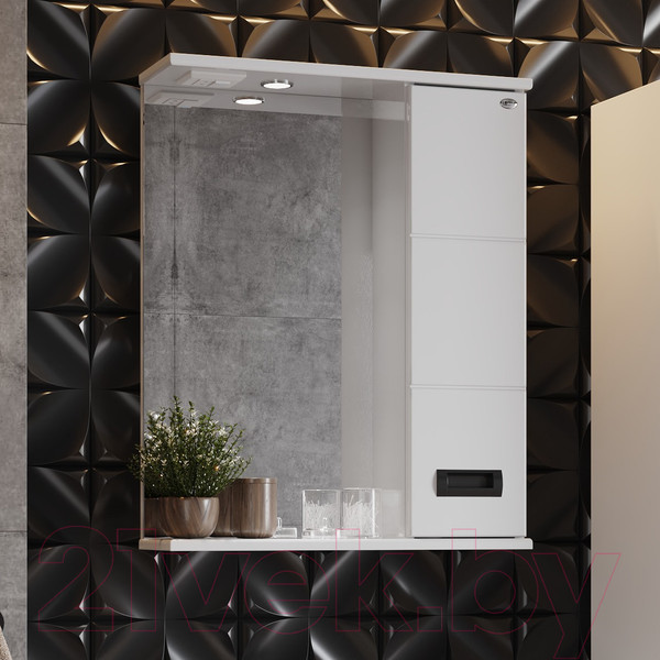 Изображение товара Шкаф с зеркалом для ванной Onika Балтика 58.01 (205846)