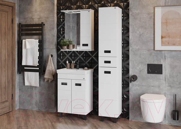 Изображение товара Шкаф с зеркалом для ванной Onika Балтика 58.01 (205846)