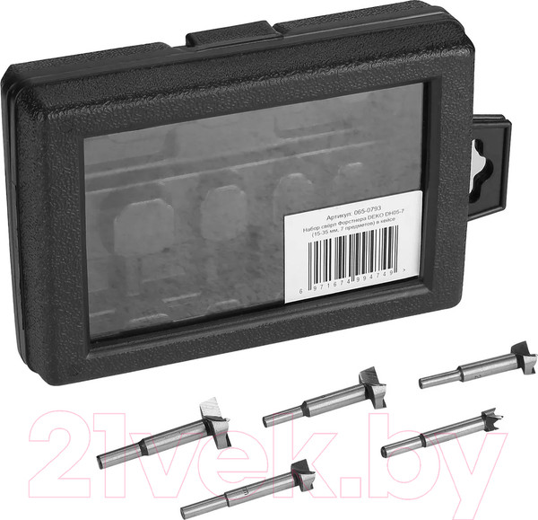 Изображение товара Набор сверл Deko DH05-7 SET 5 / 065-0793