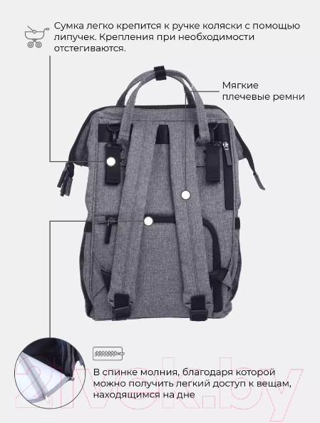 Изображение товара Набор сумок Rant Shopping Set / RB006 (Koala Grey)