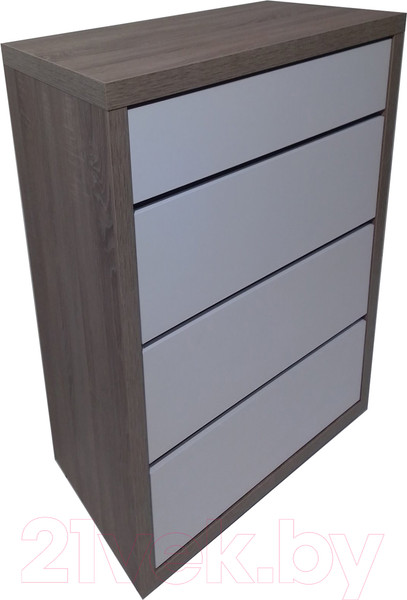 Изображение товара Комод Анрат К 700 (дуб трюфель/белый)