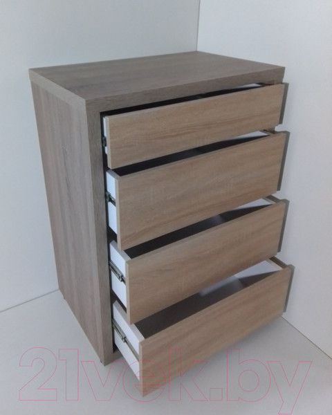 Изображение товара Комод Анрат К 900 (дуб трюфель/дуб сонома)