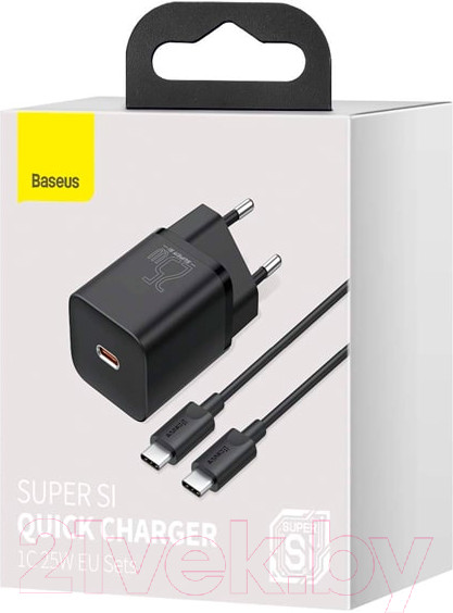 Изображение товара Зарядное устройство сетевое Baseus Super Si 1C Sets 25W / TZCCSUP-L01 (черный)
