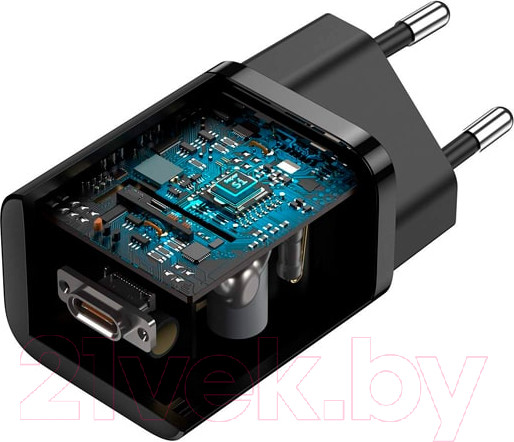 Изображение товара Зарядное устройство сетевое Baseus Super Si 1C Sets 25W / TZCCSUP-L01 (черный)