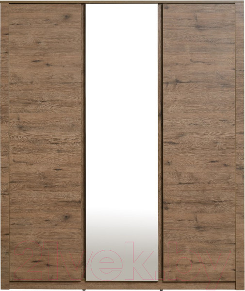 Изображение товара Шкаф Рэйгрупп Bromo 01.02 ДЗД 166x198x55 / ШР 01.02 VL (дуб веллингтон)