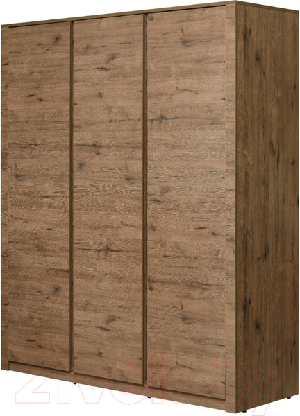 Изображение товара Шкаф Рэйгрупп Bromo 01.03 ДДД 166x198x55 / ШР 01.03 VL (дуб веллингтон)