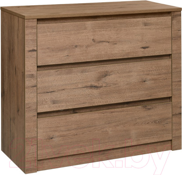 Изображение товара Комод Рэйгрупп Bromo КО-03 3Y 90x79.7x45 / КО-03 VL (дуб веллингтон)