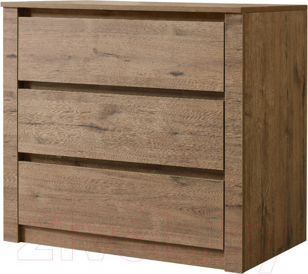 Изображение товара Комод Рэйгрупп Bromo КО-03 3Y 90x79.7x45 / КО-03 VL (дуб веллингтон)