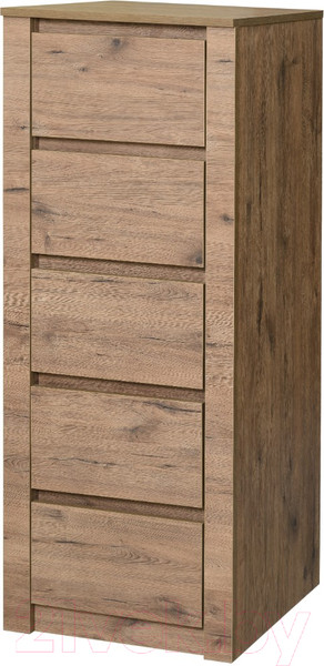 Изображение товара Комод Рэйгрупп Bromo КО-05 5Y 50x126.9x45 / КО-05 VL (дуб веллингтон)