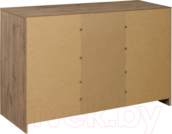 Изображение товара Тумба Рэйгрупп Bromo КО-06 3D3Y 129.9x80x45 / КО-06 VL (дуб веллингтон)