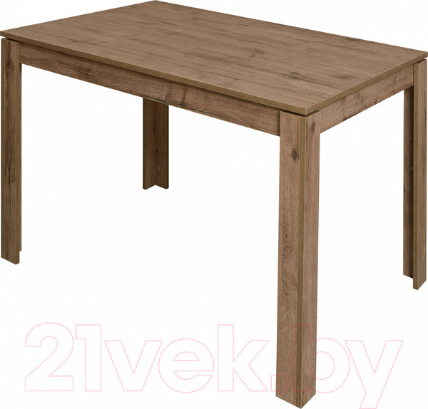 Изображение товара Обеденный стол Рэйгрупп Bromo СТО-11 120x77x80 / СТО-11 VL (дуб веллингтон)