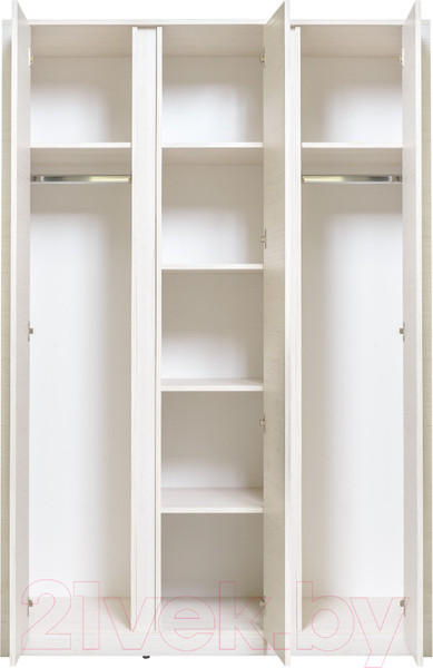 Изображение товара Шкаф Рэйгрупп Bromo 01.03 ДДД 166x198x55 / ШР 01.03 BR (дуб бордолайт)