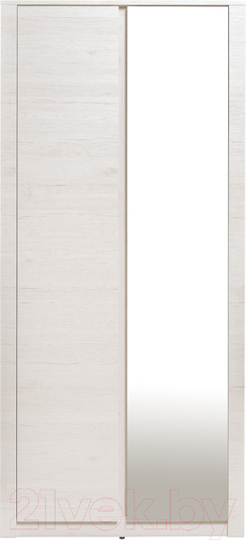 Изображение товара Шкаф Рэйгрупп Bromo 02.02 ДЗ 90x198x55 / ШР 02.02 BR (дуб бордолайт)