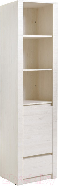 Изображение товара Шкаф-пенал Рэйгрупп Bromo ВТ-04 1D1Y 50x198x45 / ВТ-04 BR (дуб бордолайт)